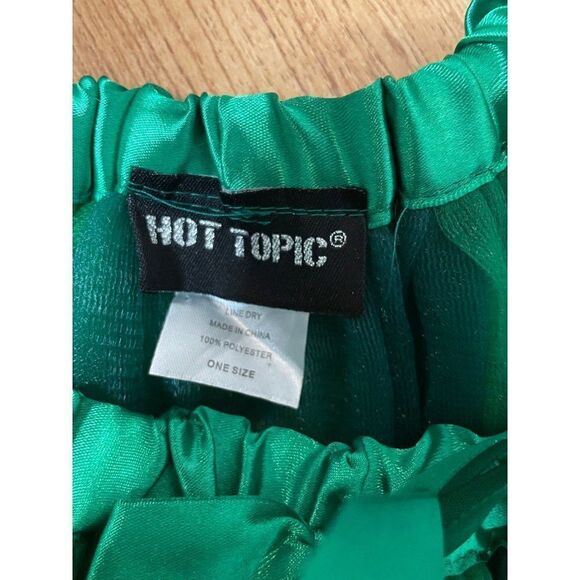 Hot Topic green tulle skirt one size - Picture 3 of 5